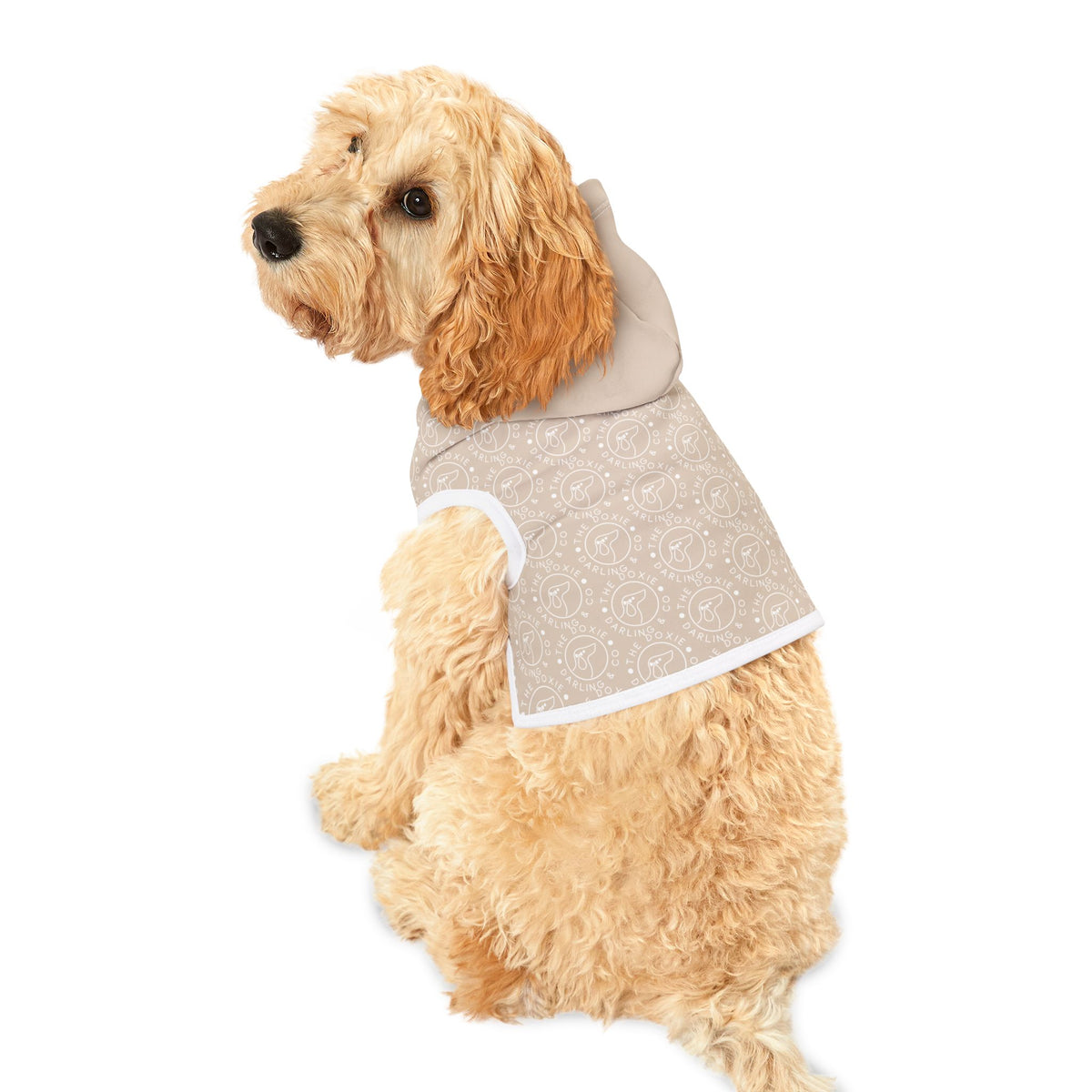 Darling Collection Cream Pattern Pet Hoodie – The Doxie Darling Co.